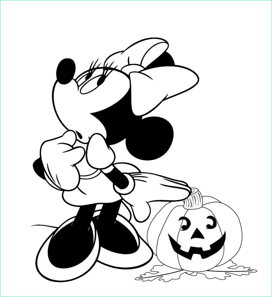 mickey et minnie coloriage luxe stock minnie halloween coloriage minnie coloriages pour enfants