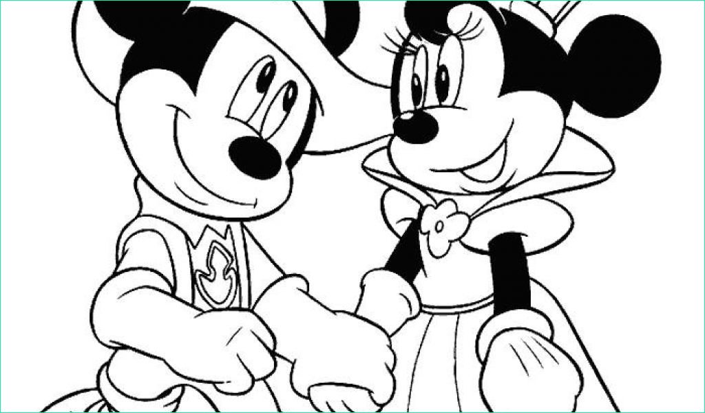 coloriage mickey et minnie amoureux mickey et minnie amoureux imprimer coloriage