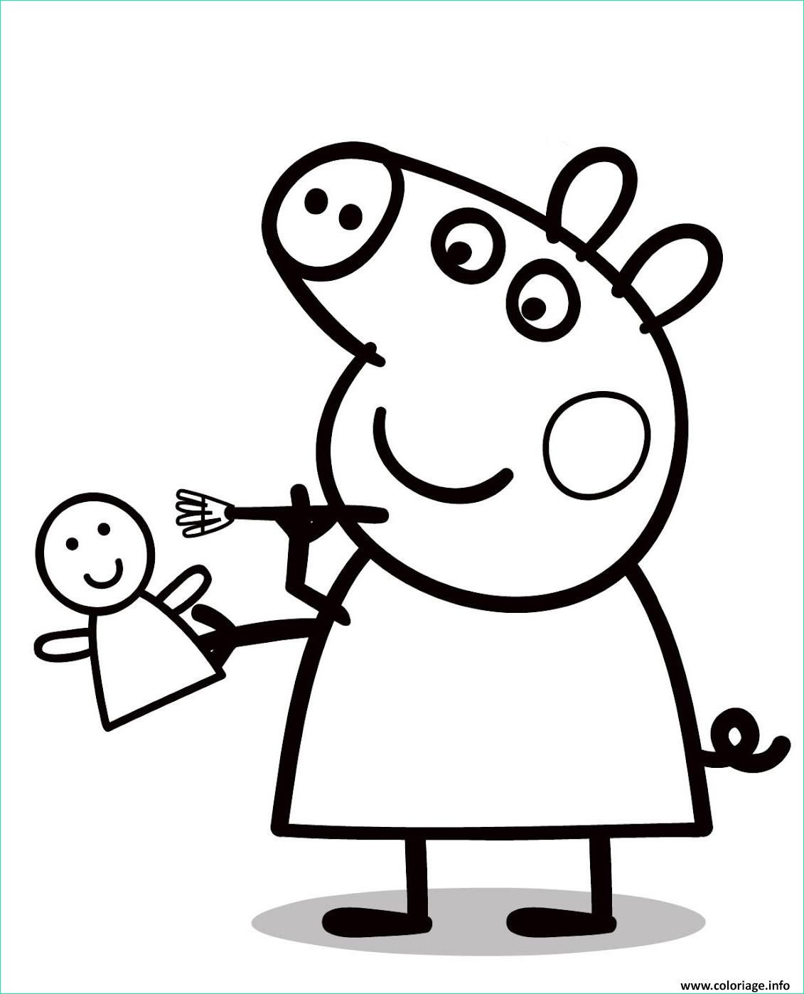 dessin peppa pig cool image coloriage peppa pig 69 jecolorie