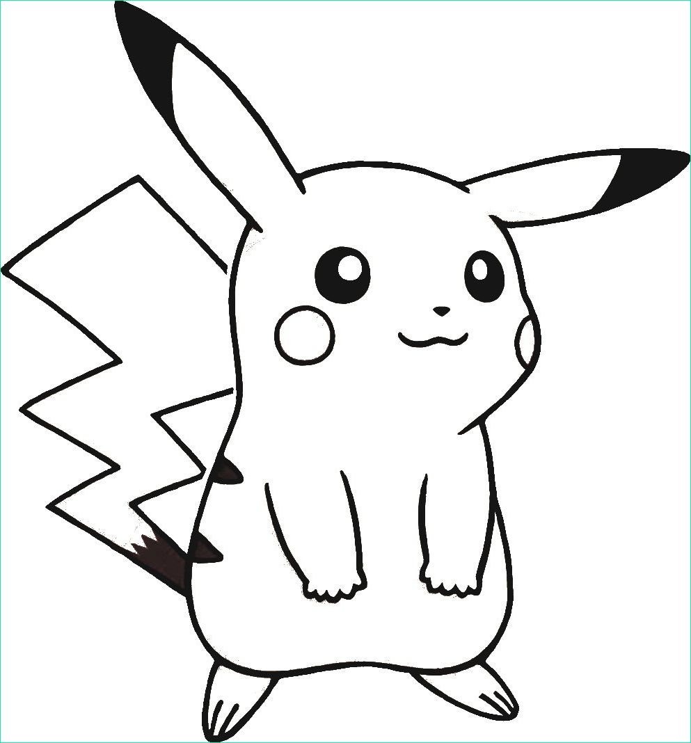 pikachu facile a dessiner imprimable coloriages dessin dedans dessin facile pikachu