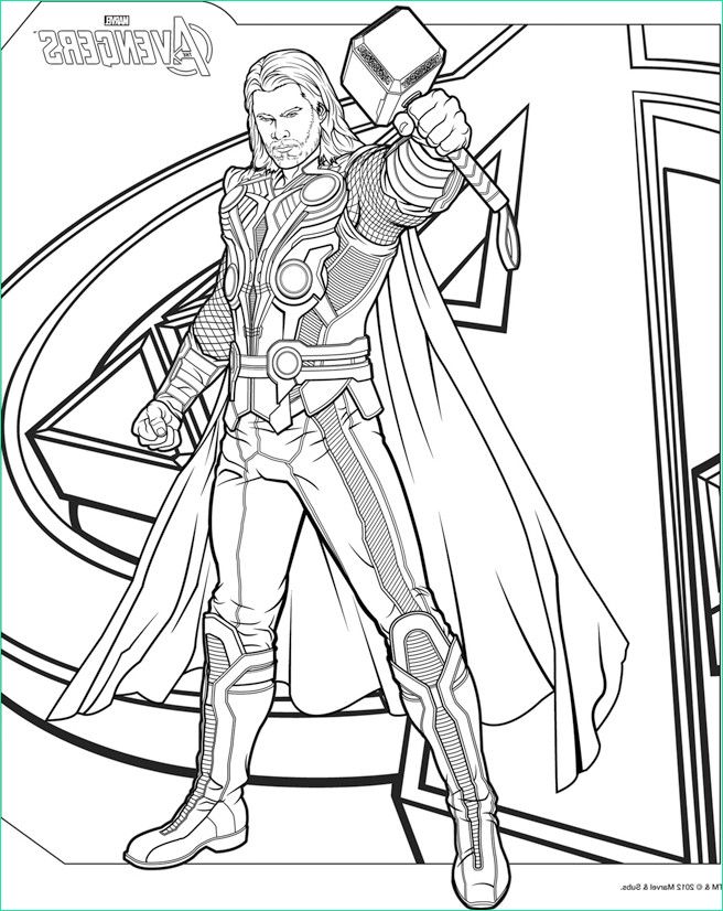 image=thor Coloring for kids thor 5855 1