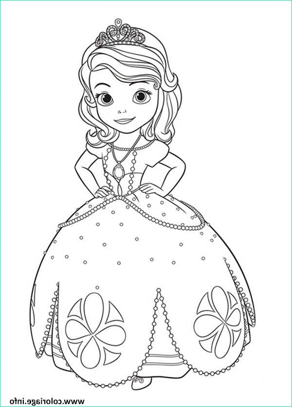 princess sofia the first going to dance coloriage dessin