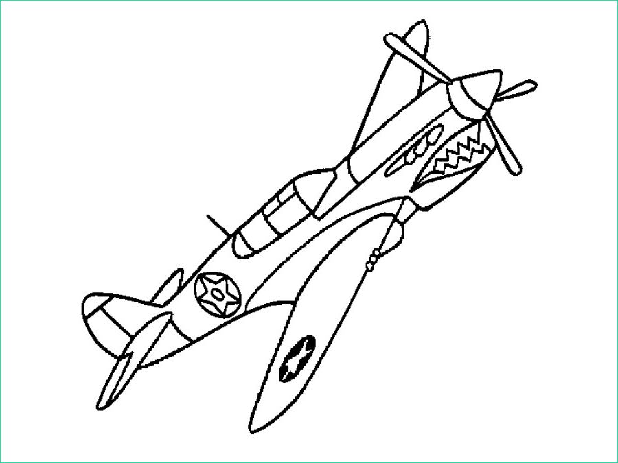 plane drawing easy
