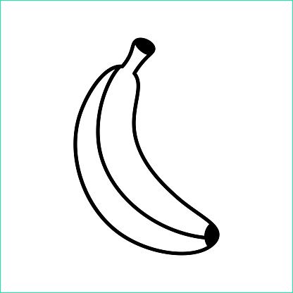 graphisme de banane de dessin animé disolement sur le fond blanc gm