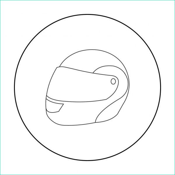 stock illustration motorcycle helmet icon cartoon single