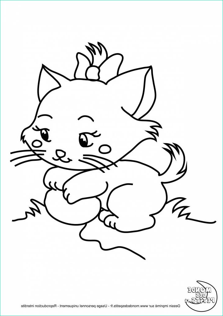 coloriage de chat trop mignon bestof photos coloriage a imprimer chatons trop mignons dessin de chat