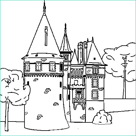 dessin de chateau 7