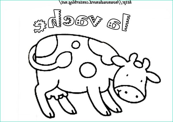 coloriage a dessiner vache mouton