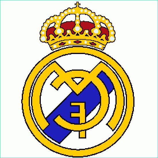 logo real madrid coloriage