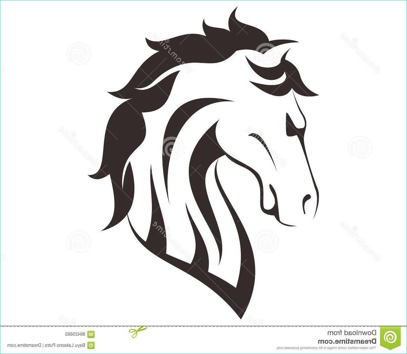 illustration stock illustration tête de cheval de dessin de schéma image