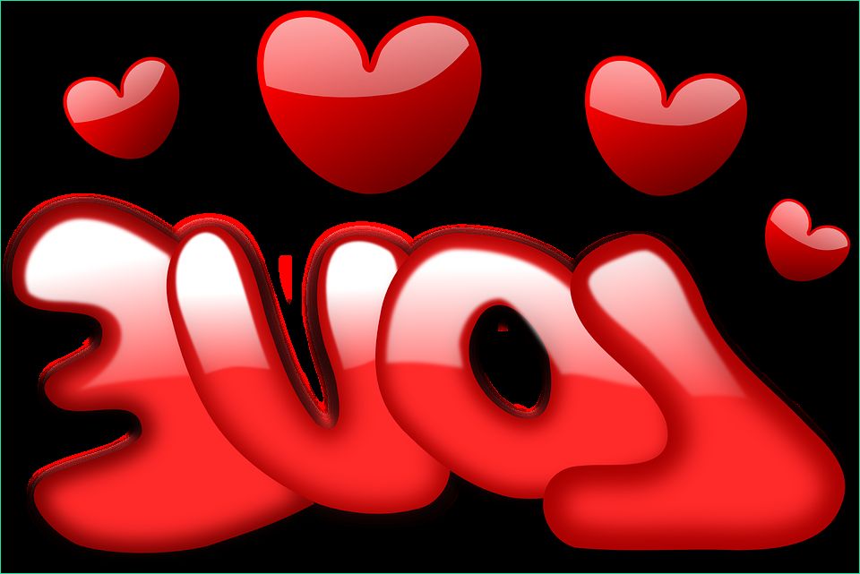 love hearts valentine gloss red