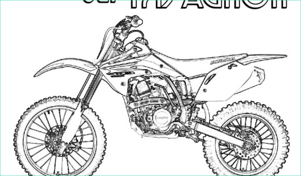 coloriage motocross honda coloriage motocross honda crf dessin gratuit imprimer
