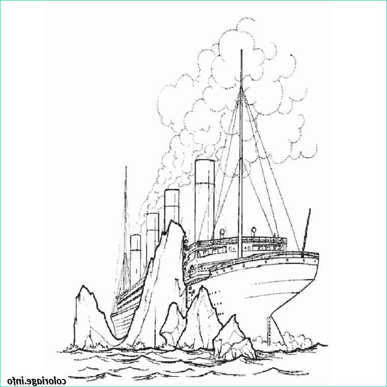 bateau titanic coloriage dessin 2281