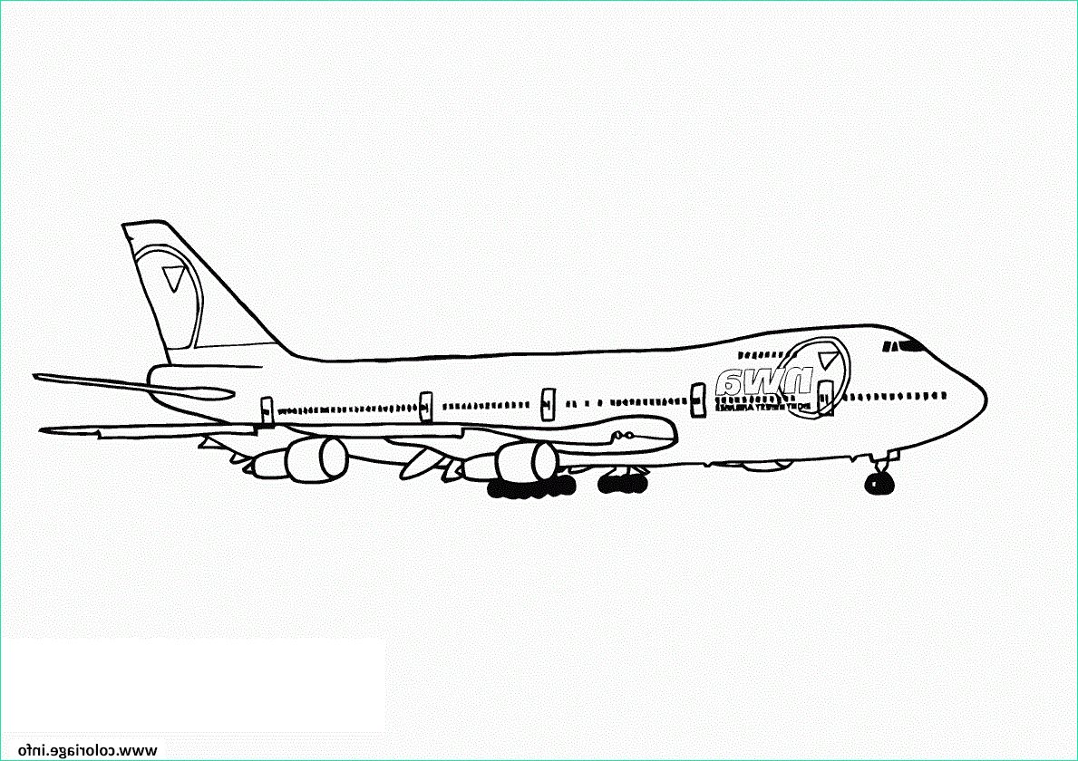 avion 46 coloriage dessin