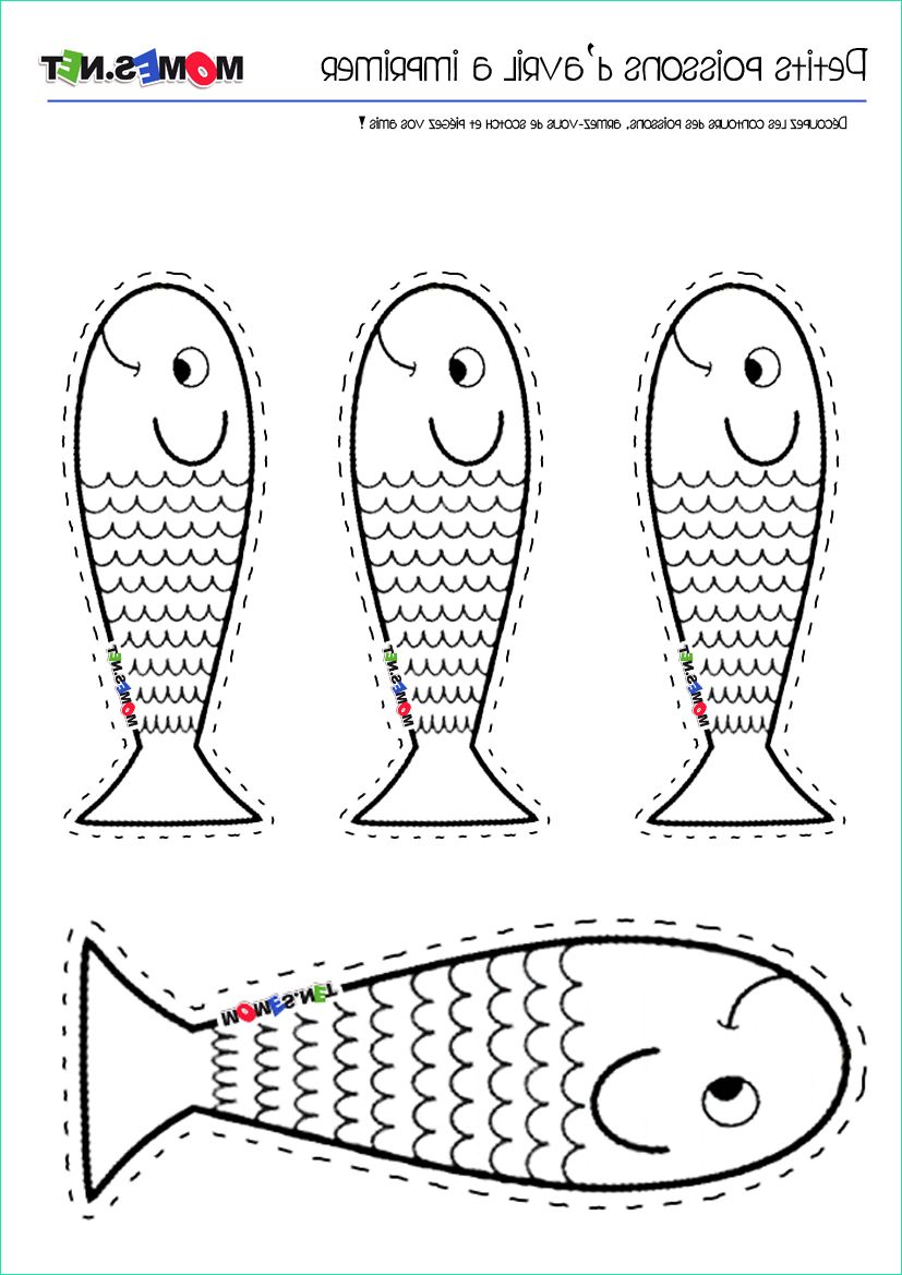 dessin de poisson colorier et imprimer