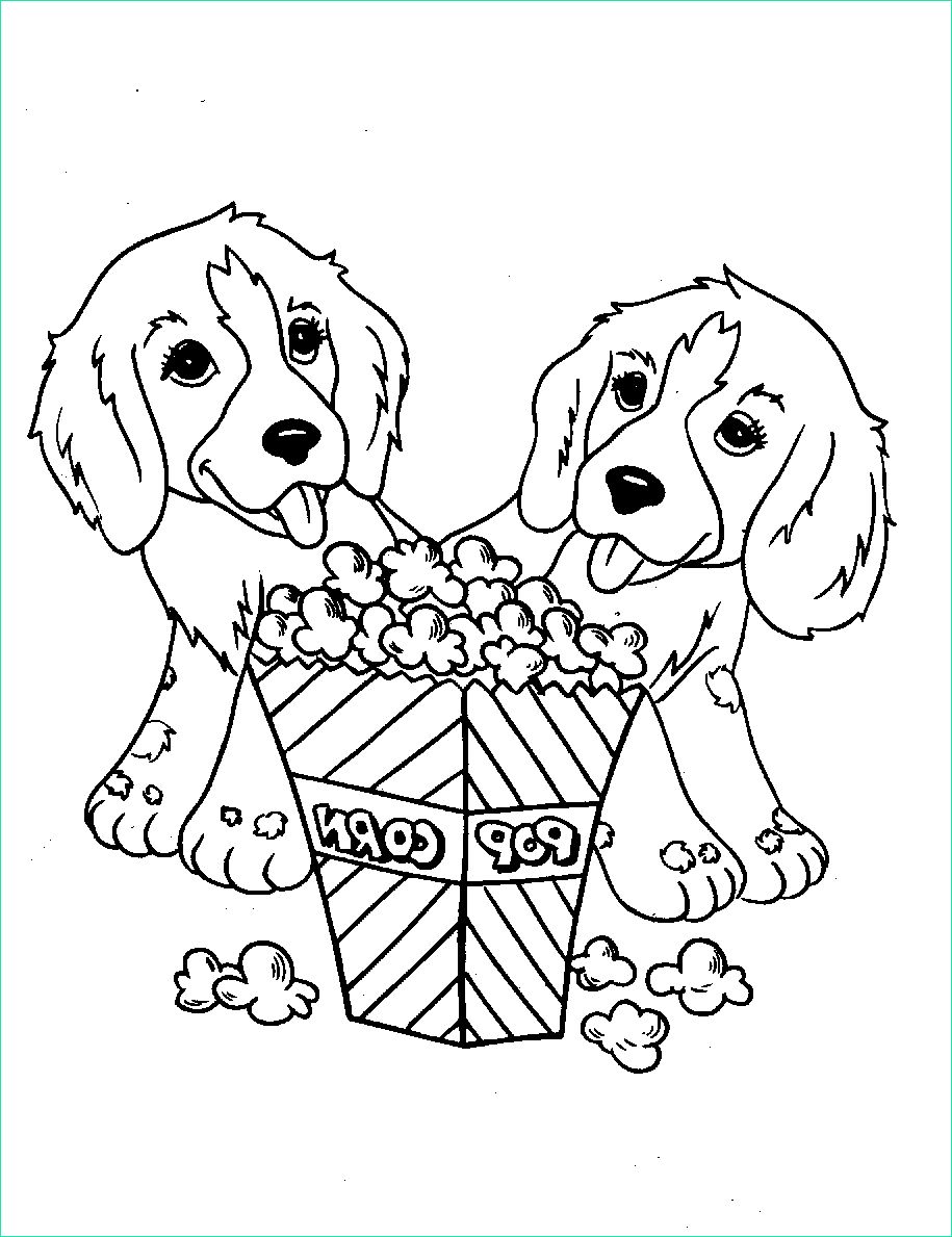cute dog animal coloring pages books
