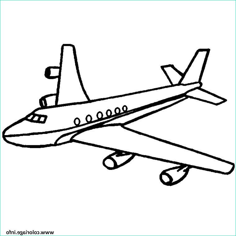 avion airbus coloriage