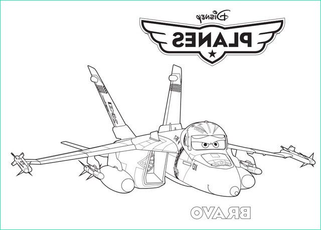 avion de chasse bravo dessin anime