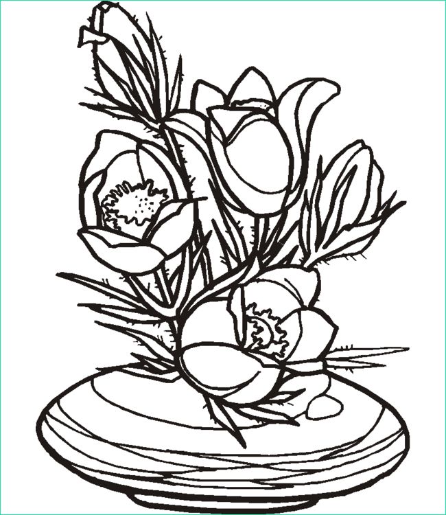 dessins de bouquets de fleurs imprimer