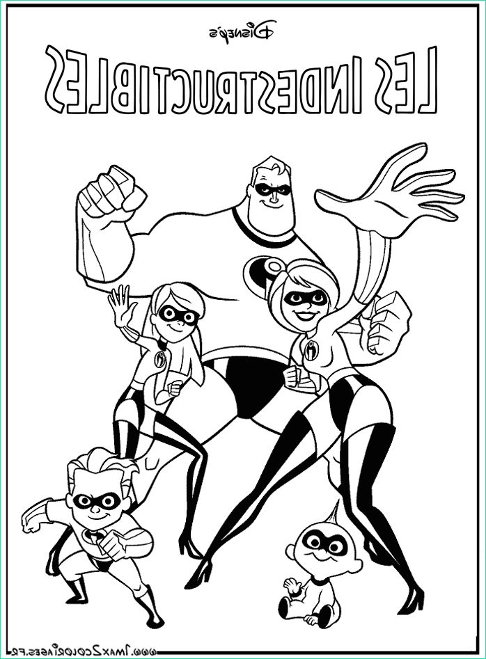 famille indestructible coloriage
