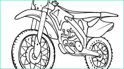 simple dessin moto cross facile