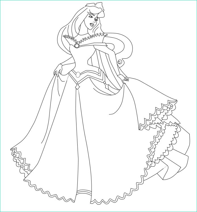 princesse coloriage aurore