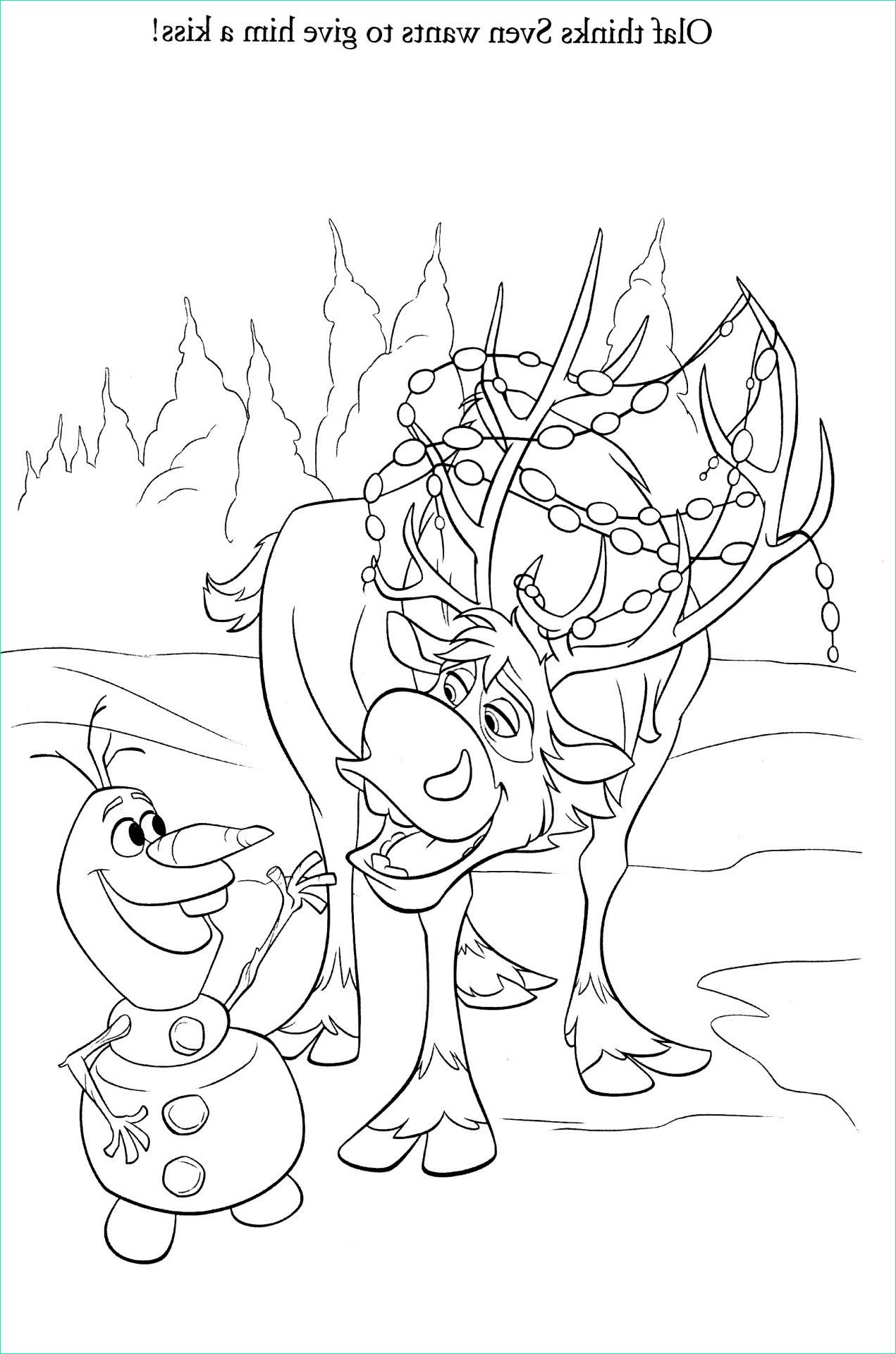 sven coloring pages