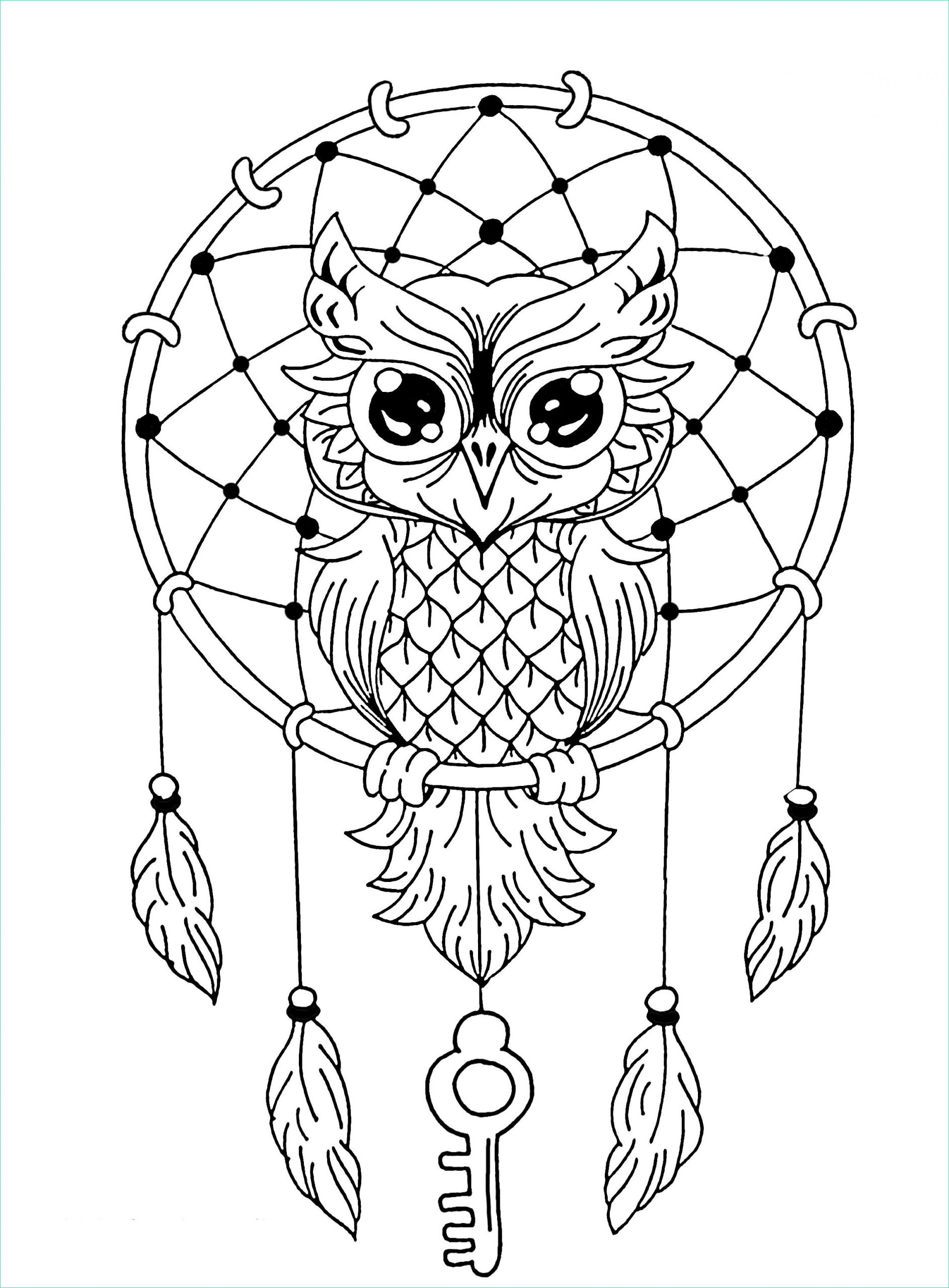 image=normal mandala easy dreamcatcher owl 1