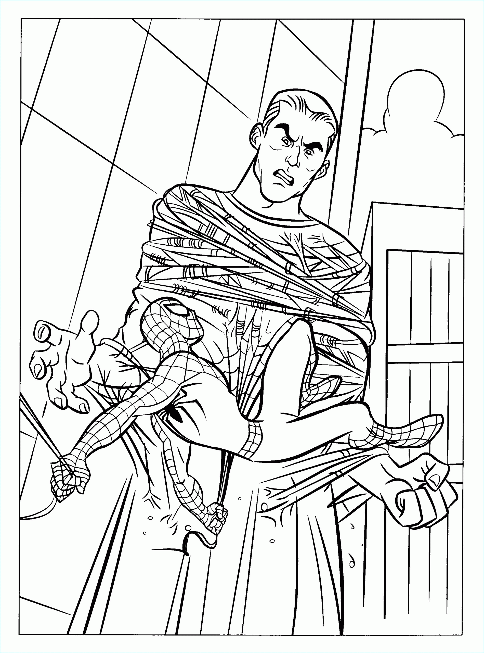 spiderman 3 coloring pages 13