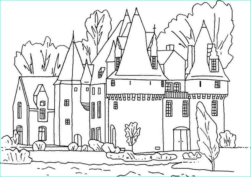 hogwarts castle coloring page easy sketch templates