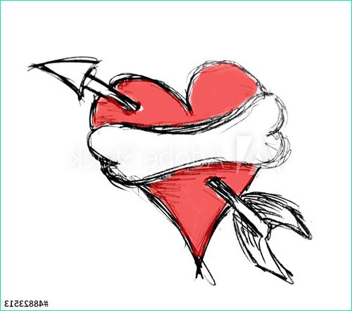 dessin d un coeur