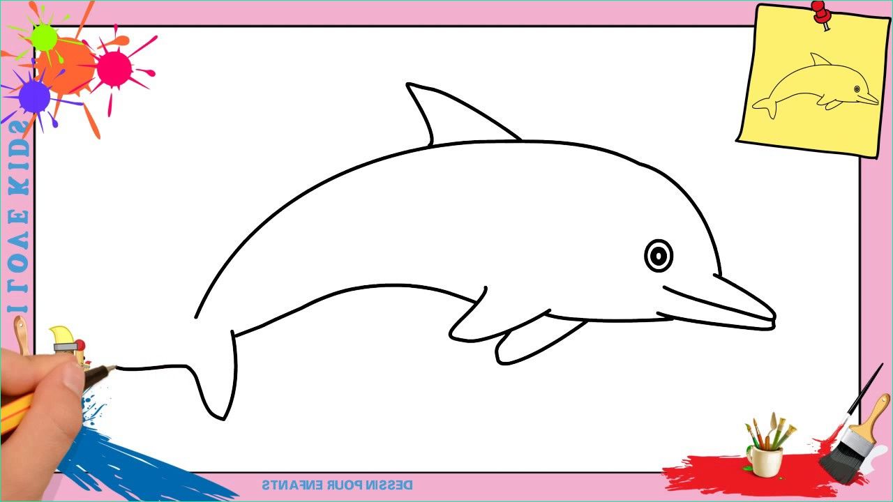 dessin dauphin 2 facile ment dessiner dauphin facilement etape par etape encequiconcerne dessin dauphin a imprimer