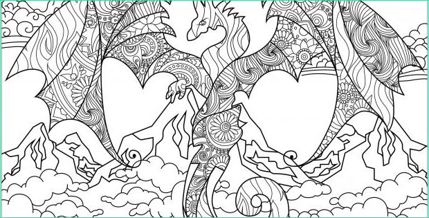 coloriage dragons 3 inspirant photos dragon des montagnes dragons coloriages difficiles