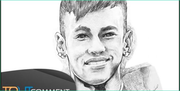 coloriage de neymar inspirant stock dessiner neymar au stylo