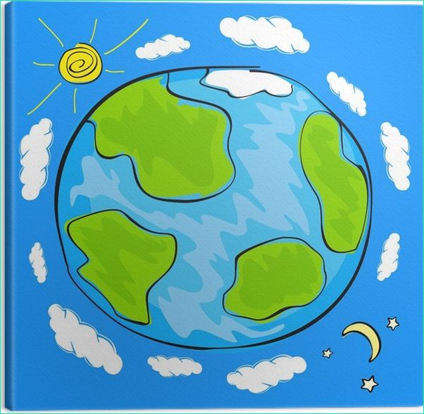 dessin d 39 enfant de la planete terre