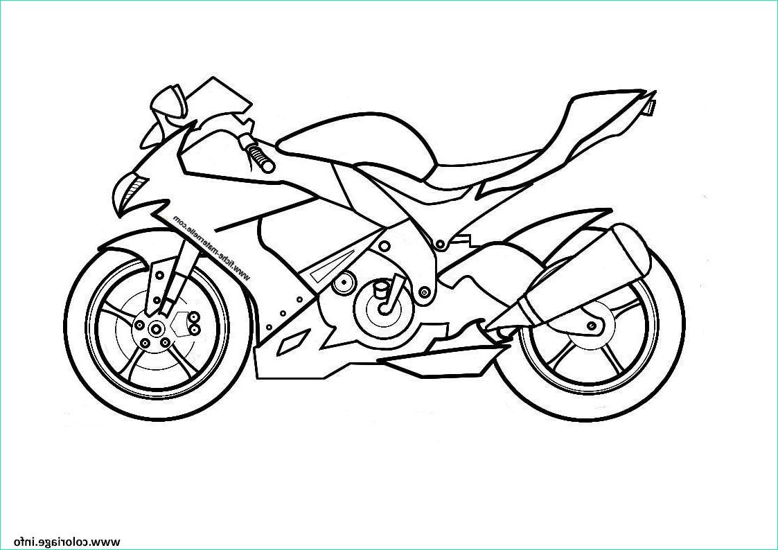 moto de course 14 coloriage