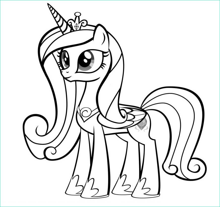coloriage my little pony cadence