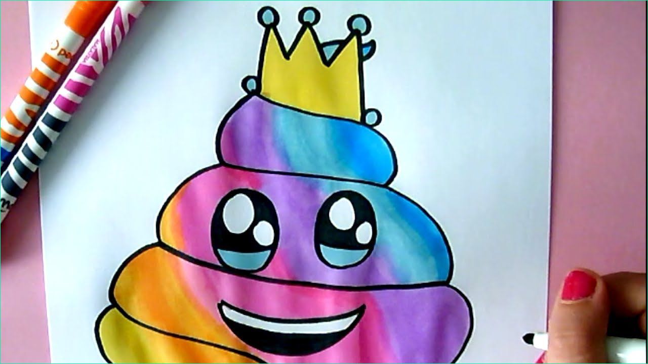 dessin emoji licorne nouveau stock ment dessiner un emoji le roi caca