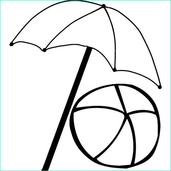 parasol coloriage