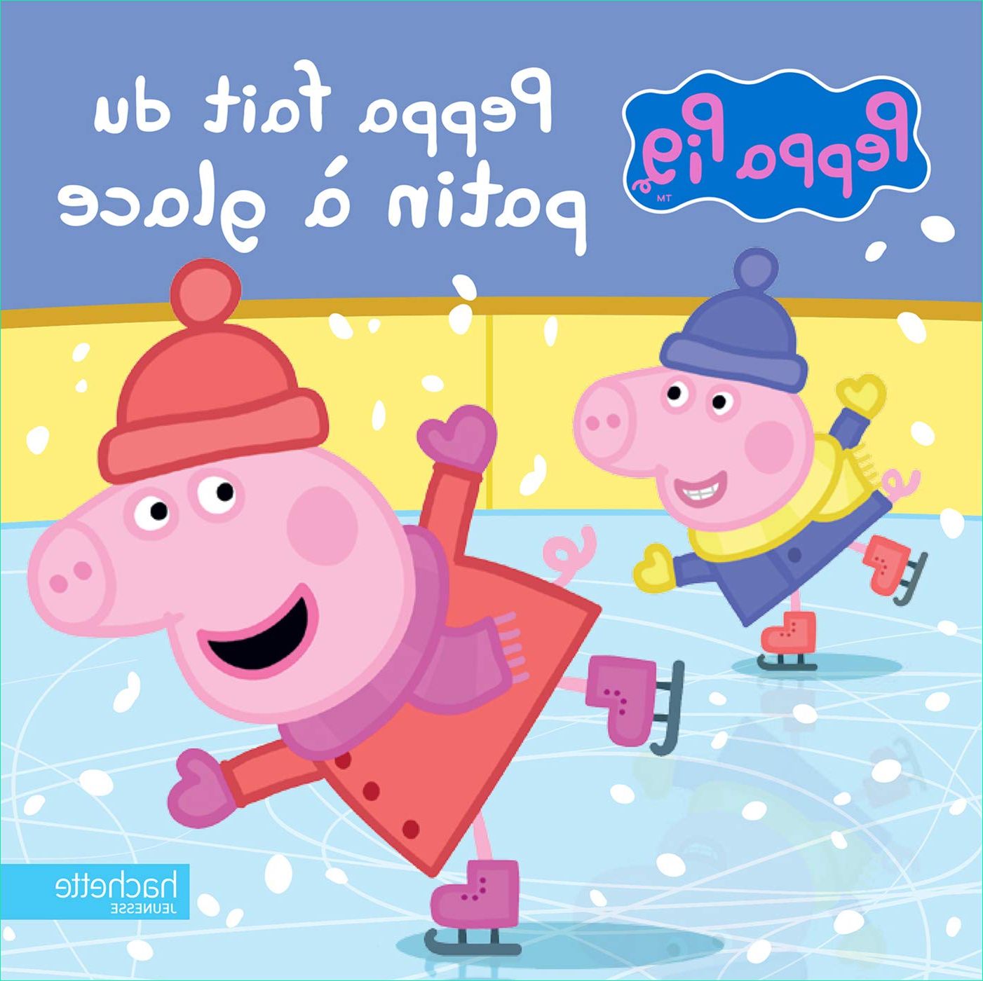 dessin anime peppa pig neige