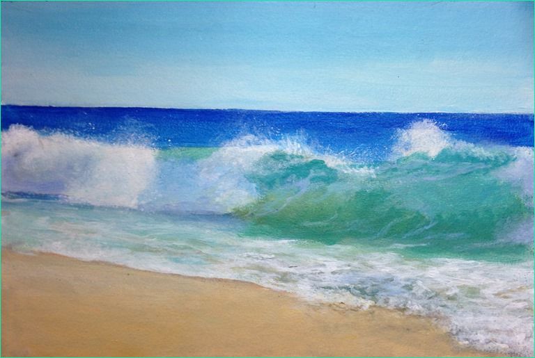 dessin et peinture video 3080 ment peindre l ecume des vagues a partir d un exemple huile ou acrylique