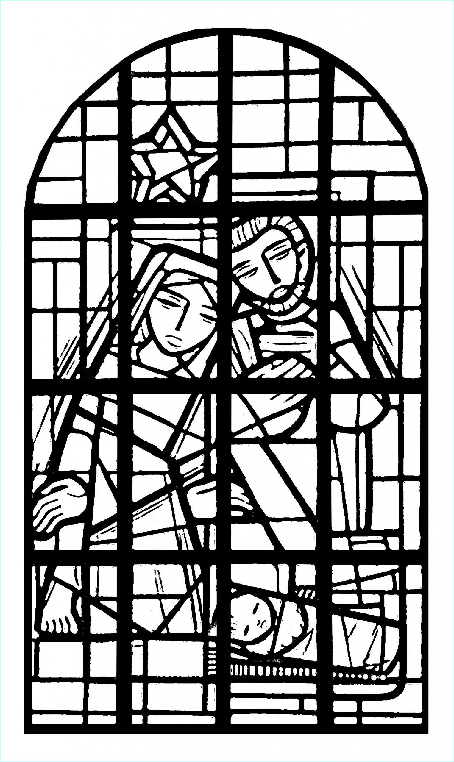 image=vitraux coloriage adulte vitrail de la nef eglise immaculee conception mangombroux verviers france 1