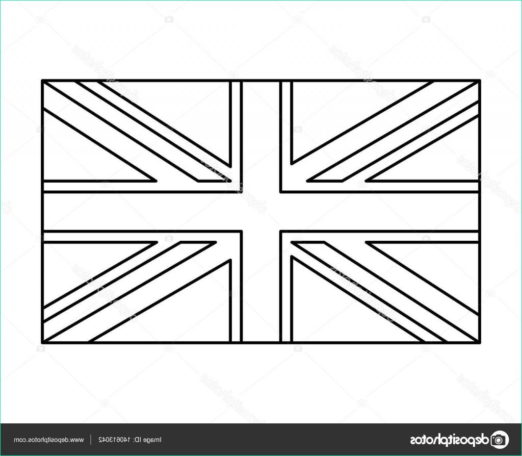 coloriage drapeau anglais