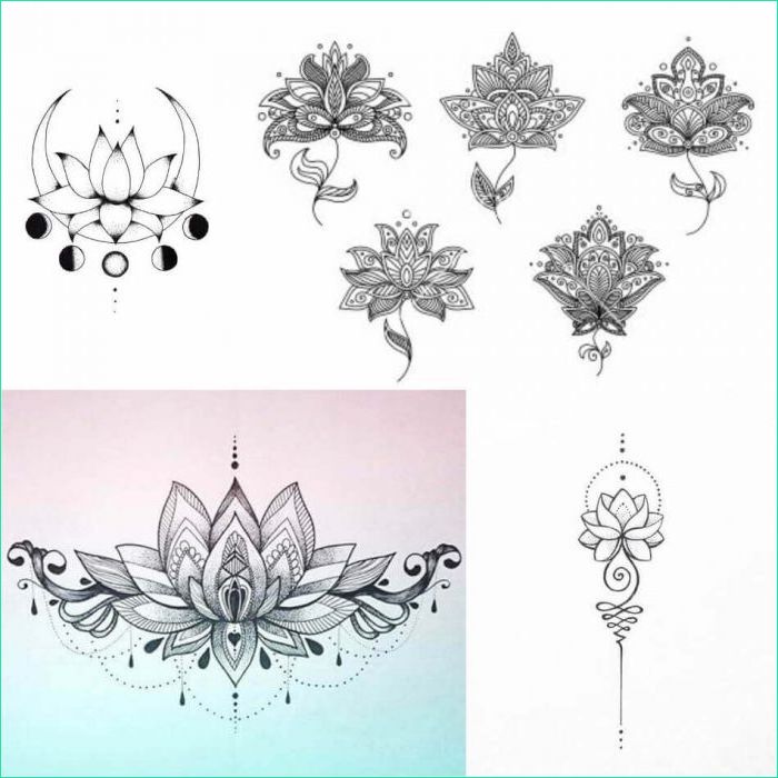 inspiration tatouage fleur de lotus
