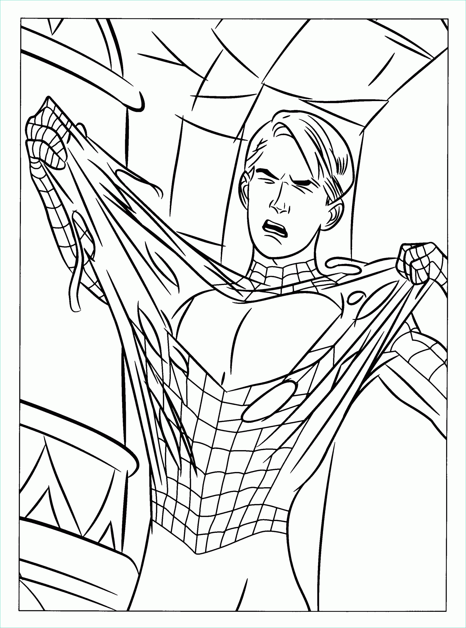 spiderman 3 coloring pages 9