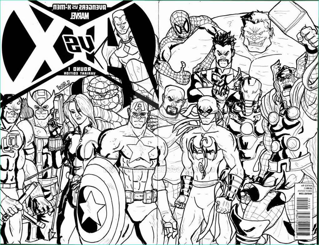 AvsX Avengers Sketch Cover