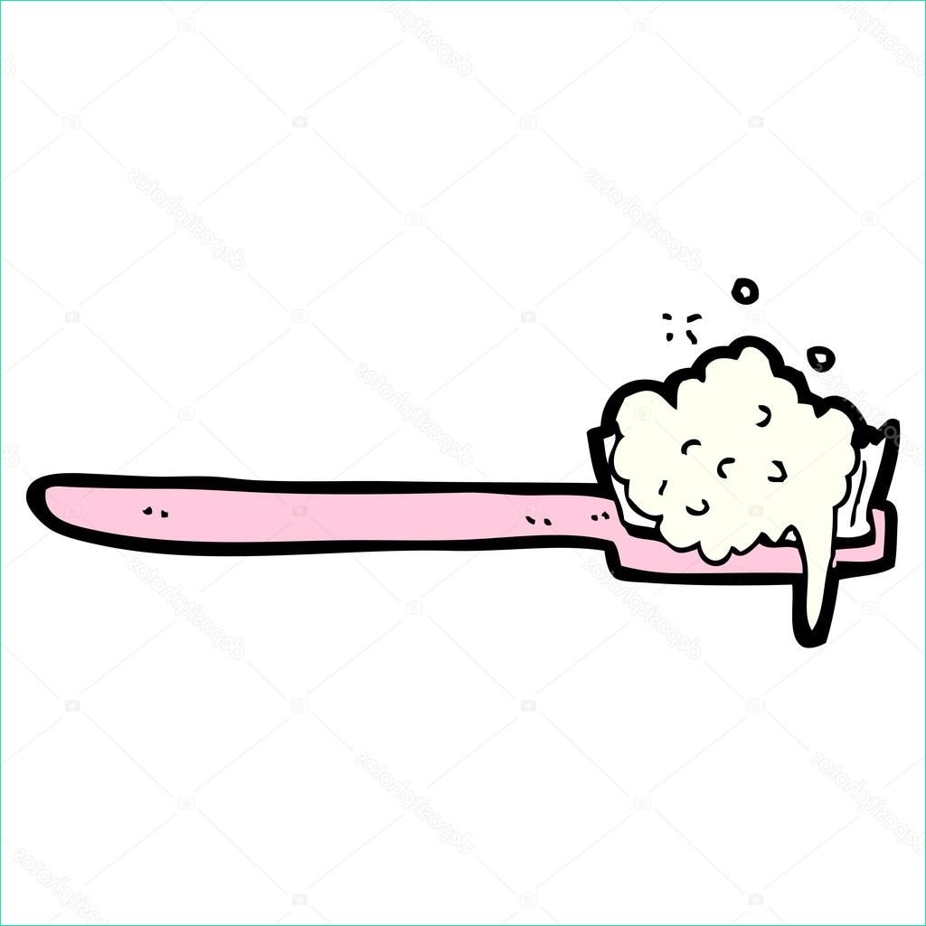 stock illustration cartoon tooth brush