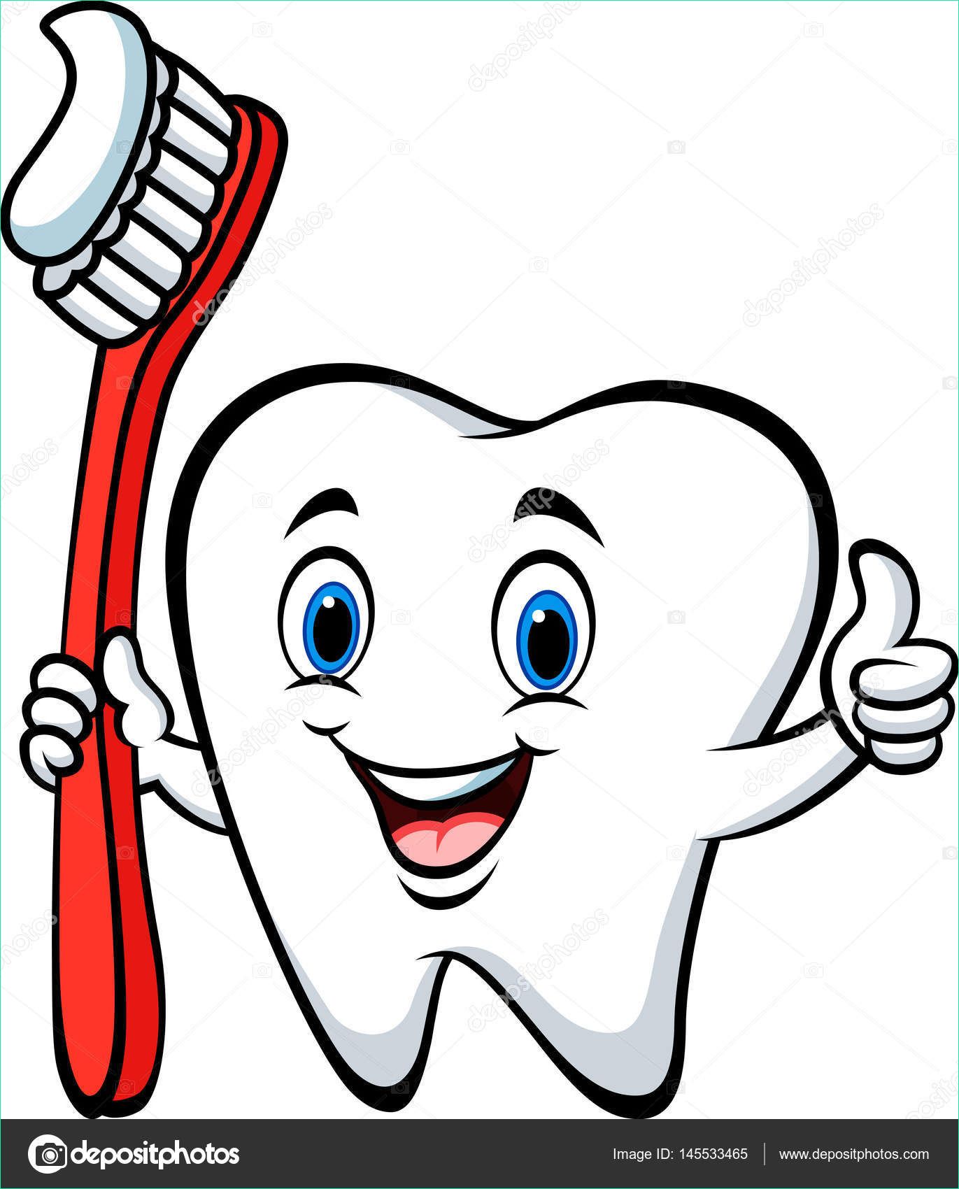 dessin de dent beau galerie dent de dessin anime tenant une brosse a dents pouce d