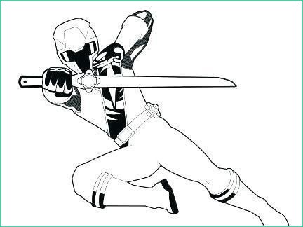 coloriage de power rangers ninja steel