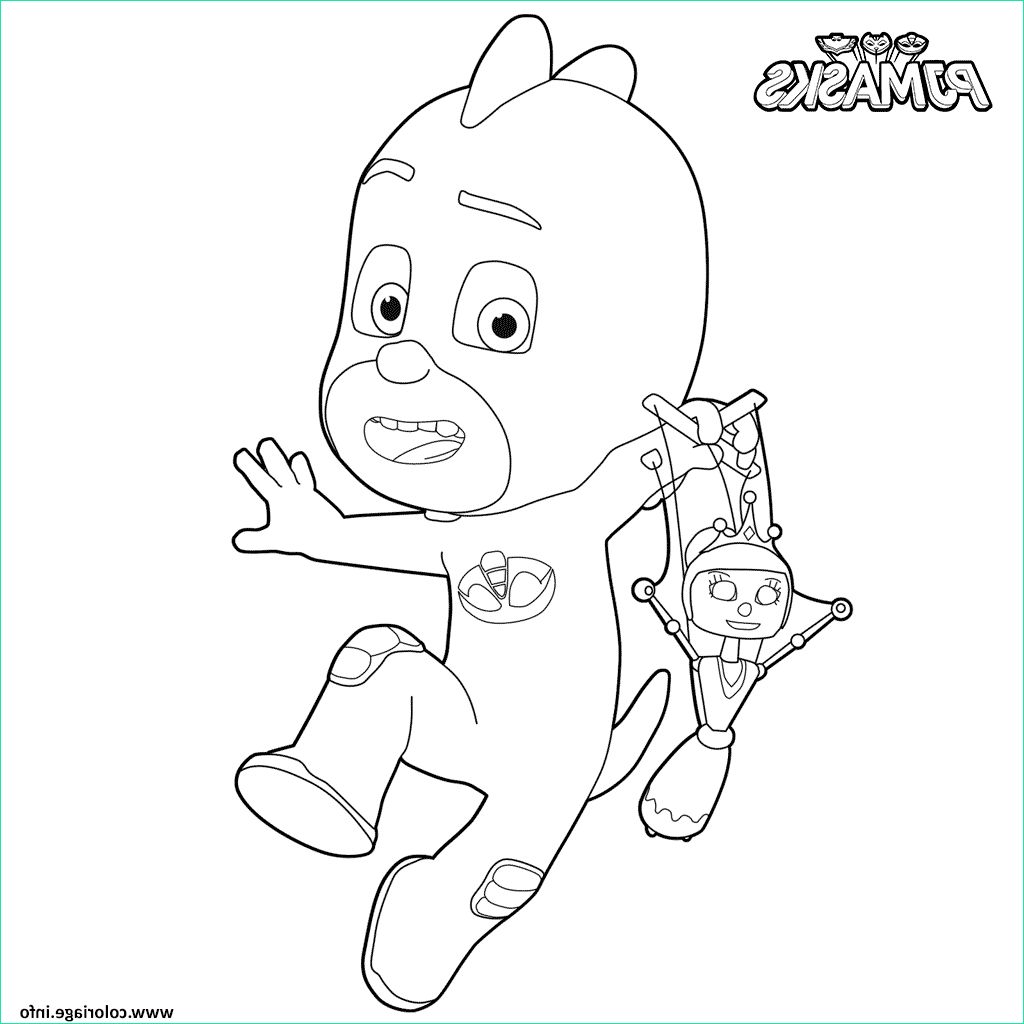pj mask coloring pictures gluglu coloriage